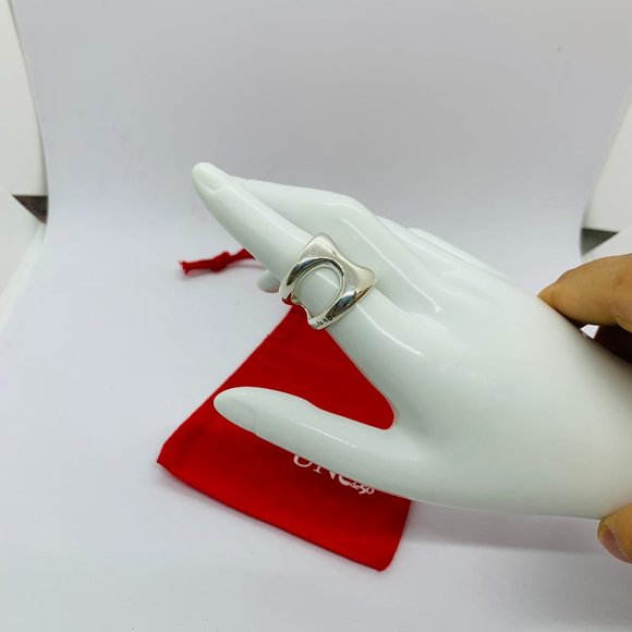 Uno de 50 Ring- SHORTCUT Ring Silver-Plated Metal Ring Women Jewelry Gift size 8 - Picture 7 of 12